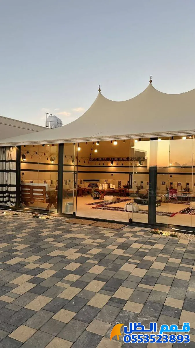 صور وتصاميم بيوت شعر ملكيةحي الملقا|أحدث أشكال مشبات وخيام