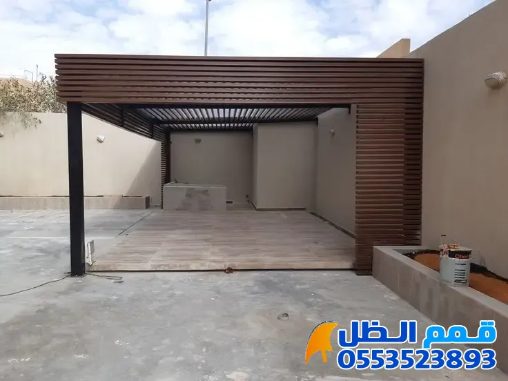 مظلات بديل خشب مودرن:دليل التصاميم العصرية والأسعار والمميزه