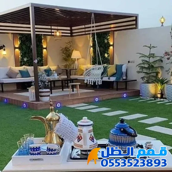 أفضل أفكار تصميم مجالس وجلسات خارجية للمنازل والأسطح حي لبن