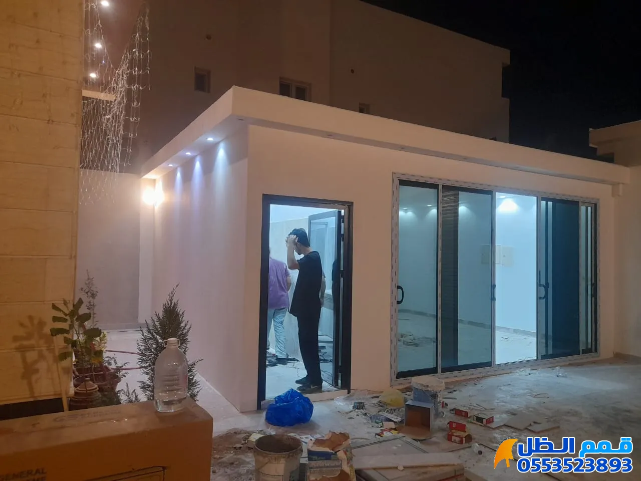 ملاحق إسمنت بورد بشمال الرياض:التكلفة والمميزات وأفضل تصاميم