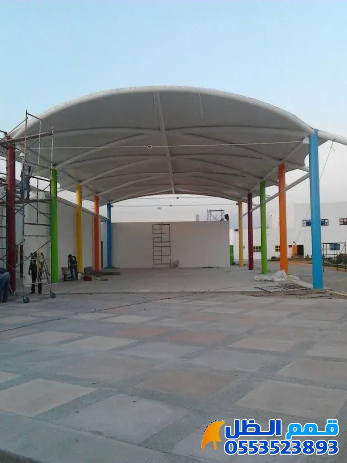 مظلات مدارس شمال الرياض 2026 | توريد وتركيب بمواصفات معتمدة