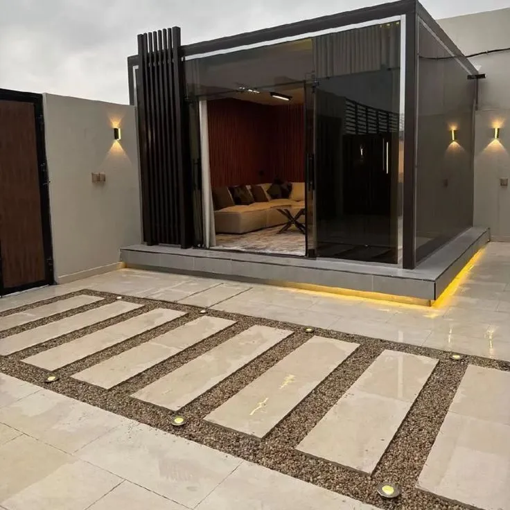 مجالس خارجية زجاجية فاخرةحي النرجس|تصميم وتركيب مجالس 