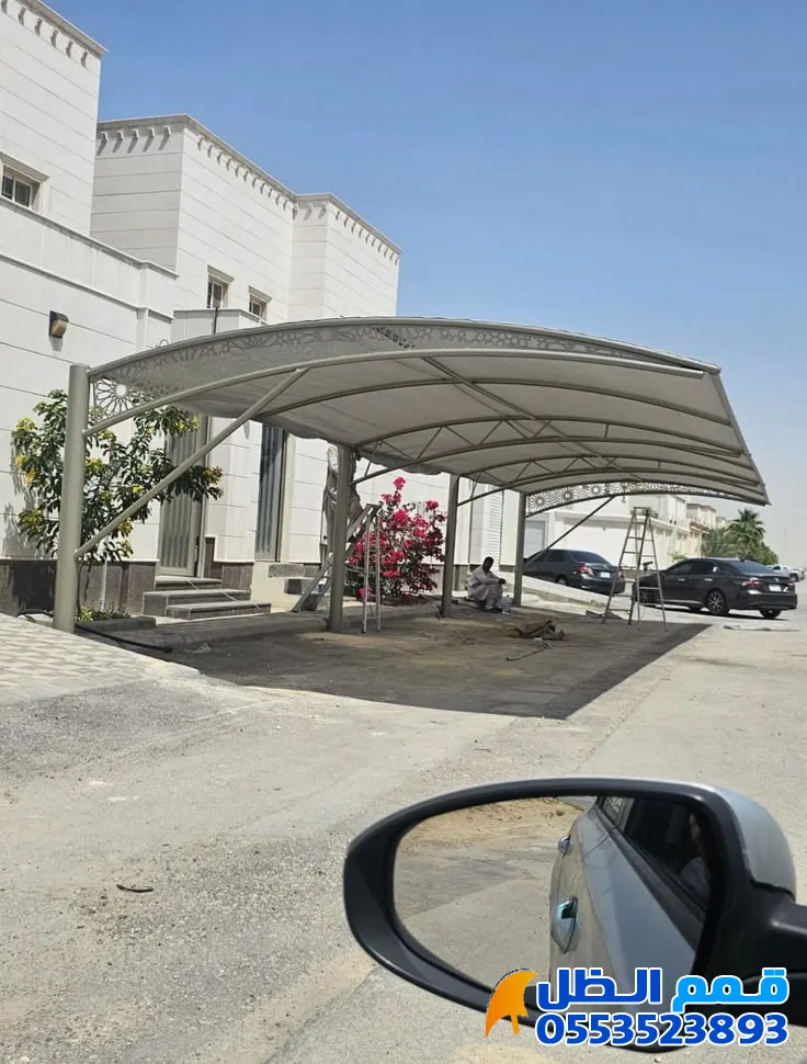 تفصيل وتركيب مظلات سيارات بالرياض وشمال الرياض 
